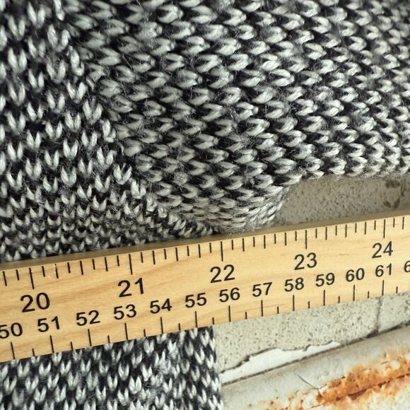 Vtg 80s Cardigan Jacket Fair Isle Knit Bomber Wool Blend Shawl Collar Women's S - Picture 7 of 8